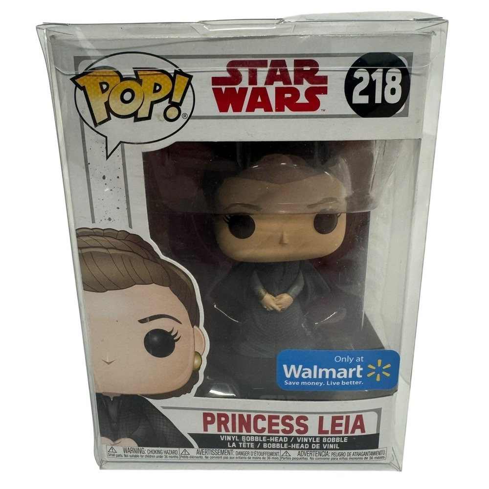 Funko POP Star Wars The Last Jedi Princess Leia 218 Walmart Exclusive Vaulted